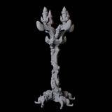 Cthulhu Candelabra Miniature for Dungeons and Dragons, Pathfinder or other TTRPGs