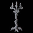 Cthulhu Candelabra Miniature for Dungeons and Dragons, Pathfinder or other TTRPGs