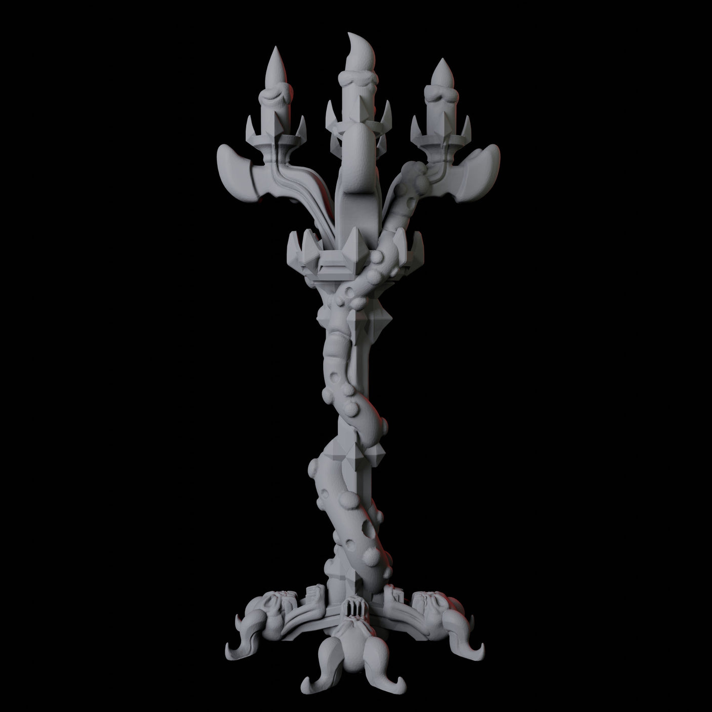 Cthulhu Candelabra Miniature for Dungeons and Dragons, Pathfinder or other TTRPGs
