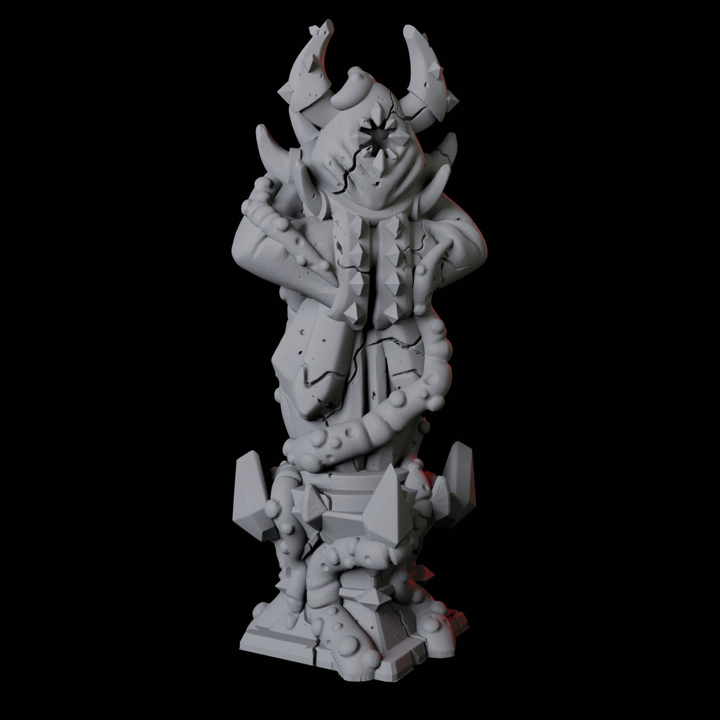 Cthulhu Statue Miniature for Dungeons and Dragons, Pathfinder or other TTRPGs