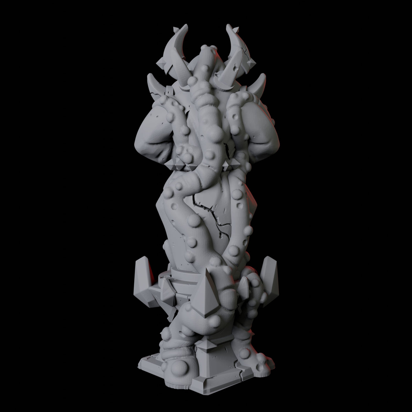 Cthulhu Statue Miniature for Dungeons and Dragons, Pathfinder or other TTRPGs
