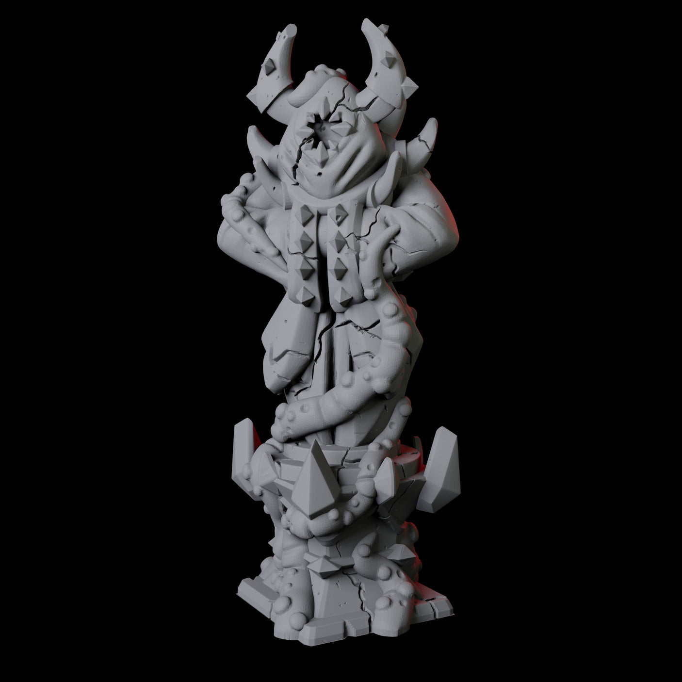Cthulhu Statue Miniature for Dungeons and Dragons, Pathfinder or other TTRPGs