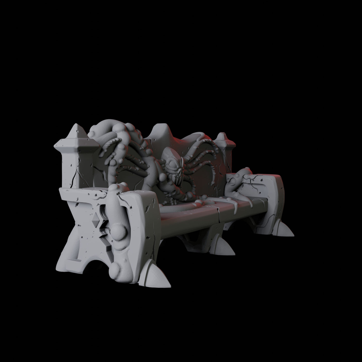 Cultist Bench Miniature for Dungeons and Dragons, Pathfinder or other TTRPGs