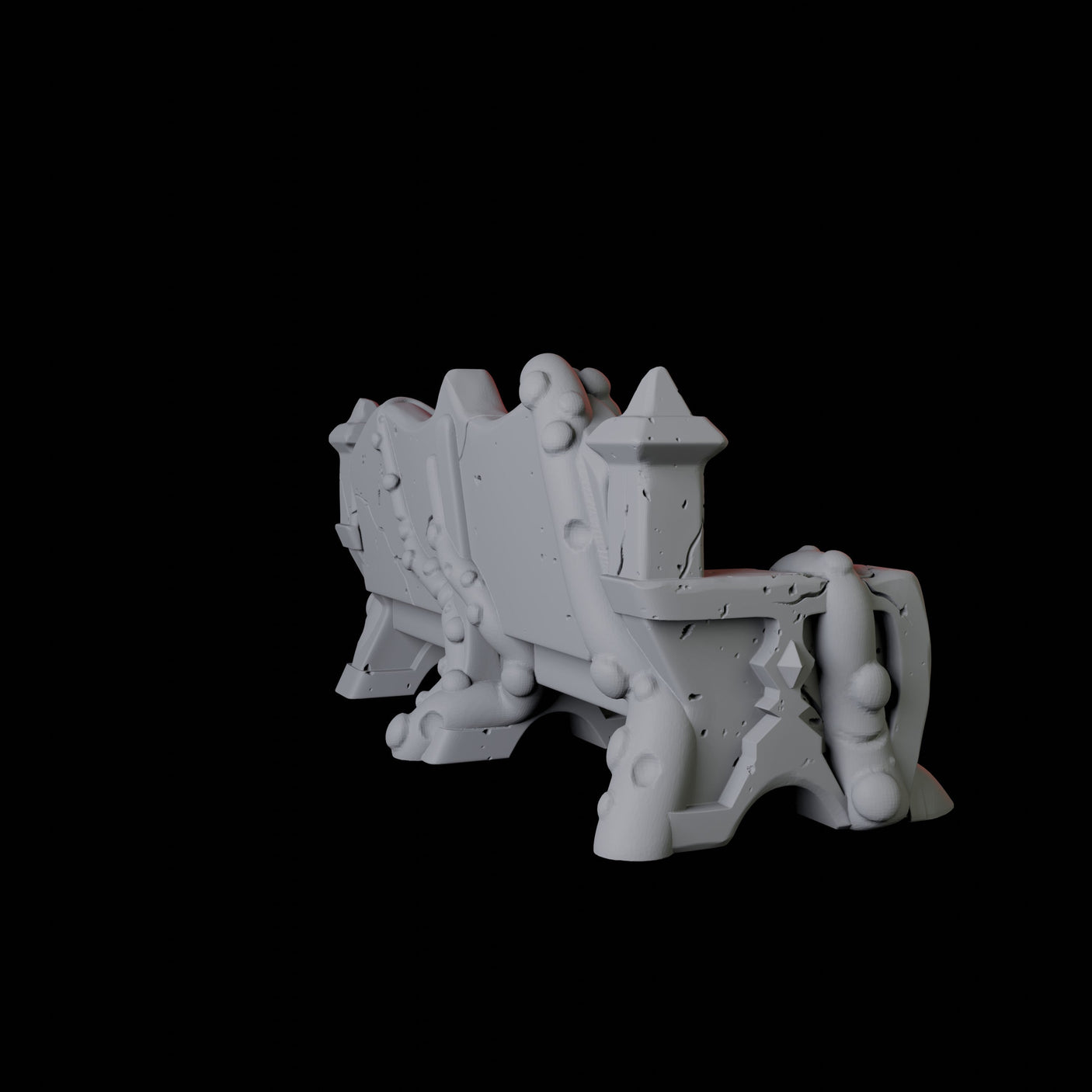Cultist Bench Miniature for Dungeons and Dragons, Pathfinder or other TTRPGs