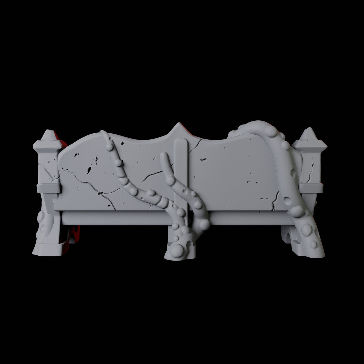 Cultist Bench Miniature for Dungeons and Dragons, Pathfinder or other TTRPGs