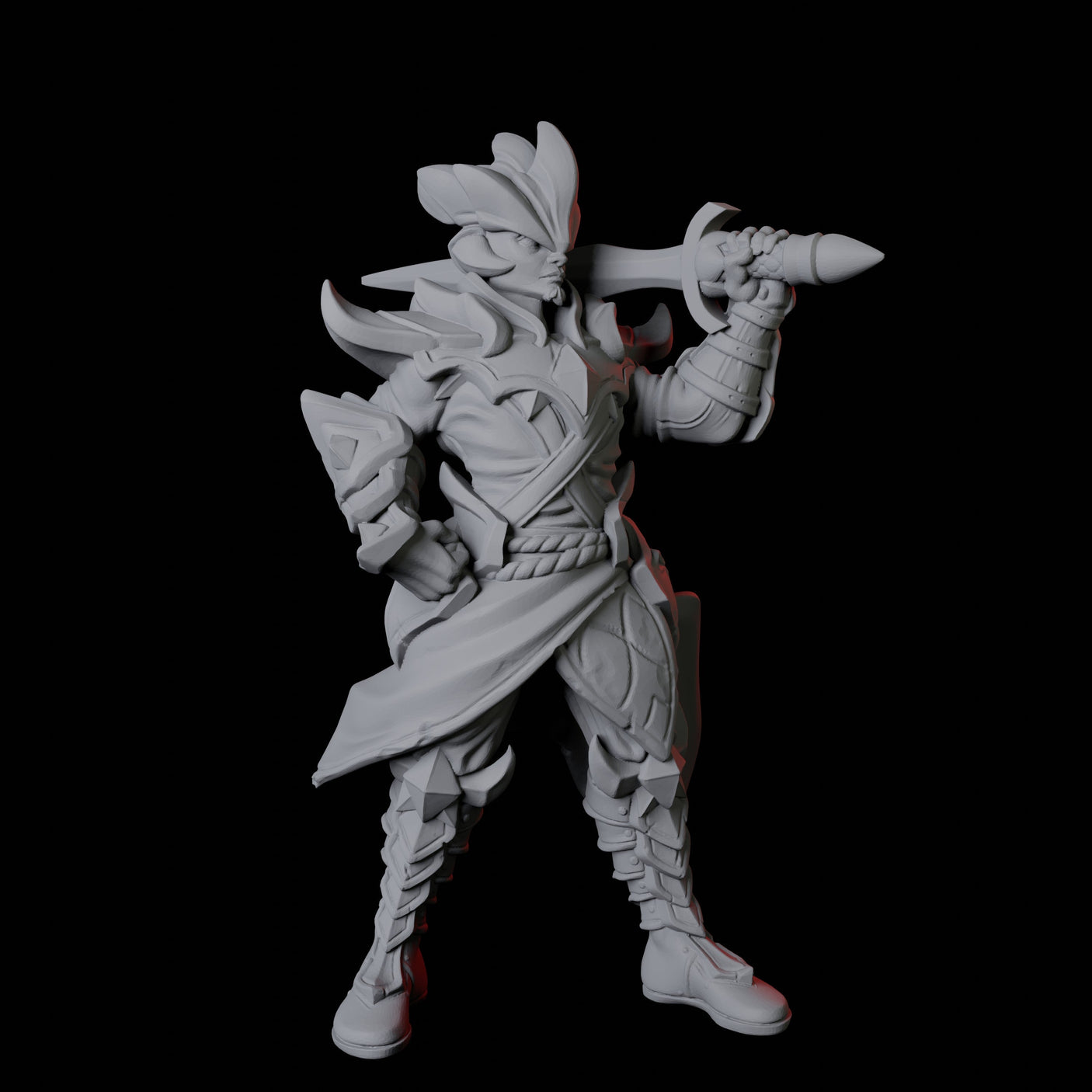 Cultist C Miniature for Dungeons and Dragons, Pathfinder or other TTRPGs