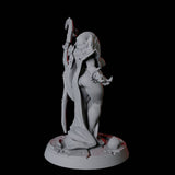 Cultist Pin-up Miniature for Dungeons and Dragons, Pathfinder or other TTRPGs