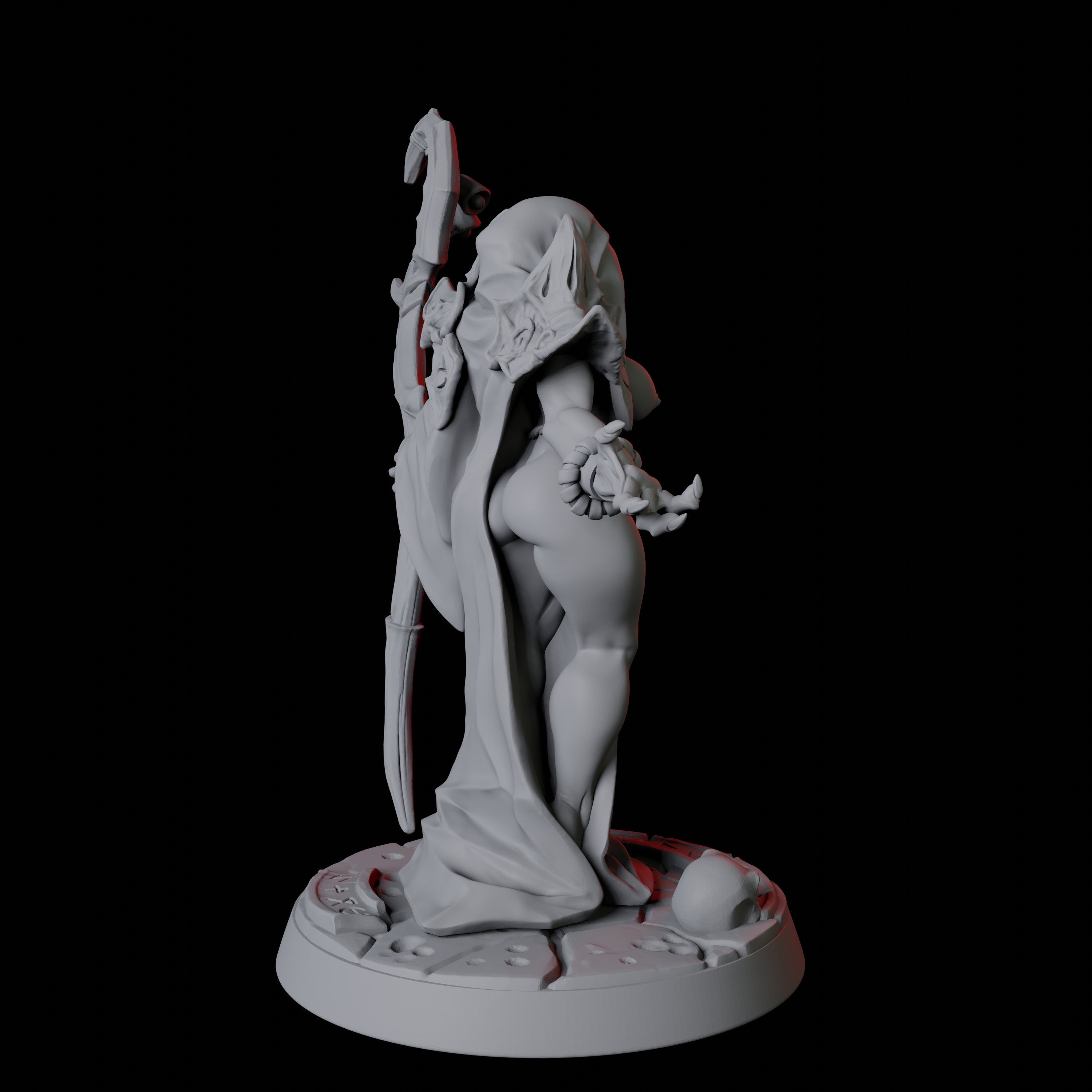 Cultist Pinup Miniature for Dungeons and Dragons - Myth Forged