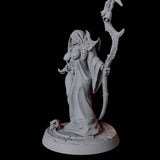 Cultist Pin-up Miniature for Dungeons and Dragons, Pathfinder or other TTRPGs
