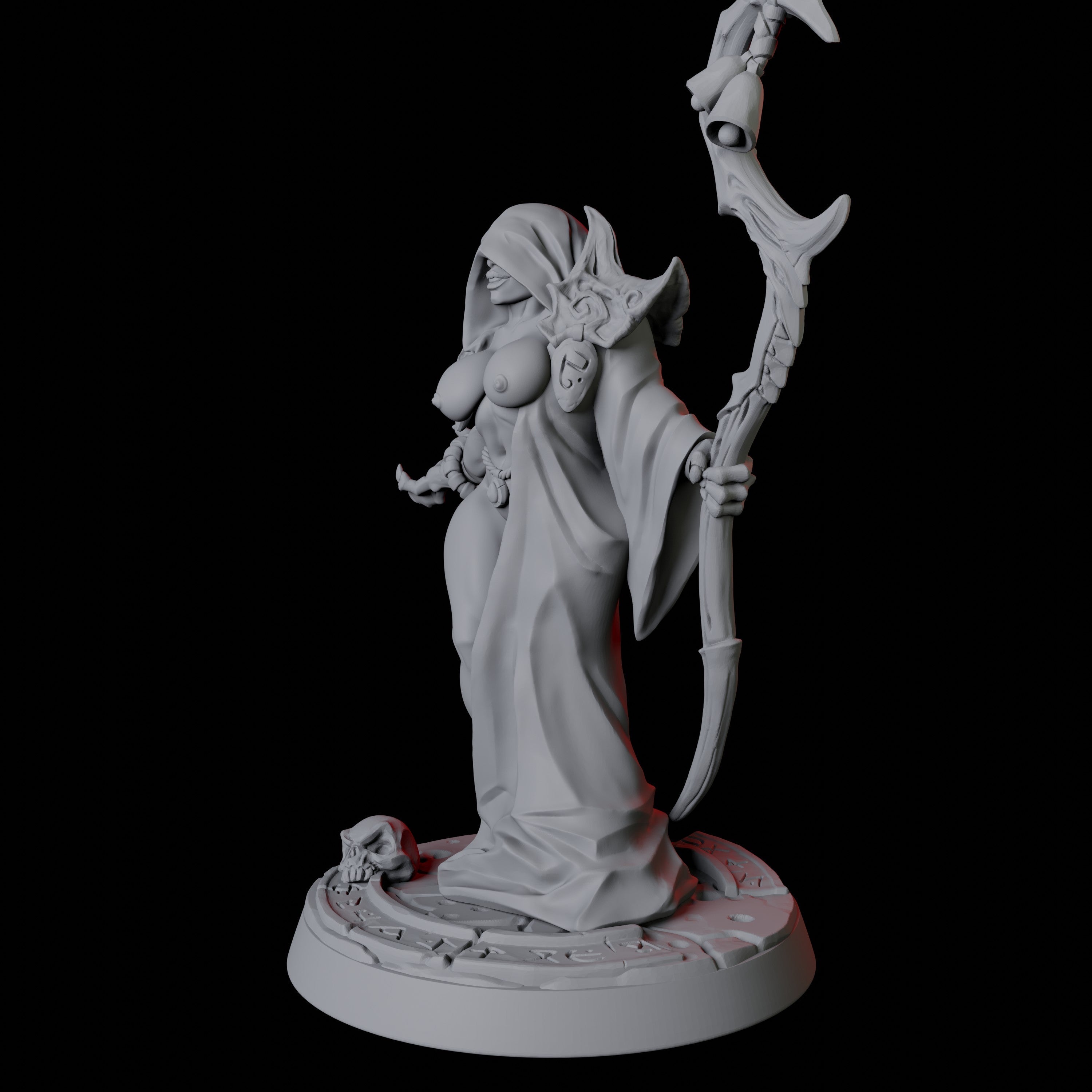 Cultist Pinup Miniature for Dungeons and Dragons - Myth Forged