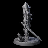 Cultist Wizard Pin-up Miniature for Dungeons and Dragons, Pathfinder or other TTRPGs