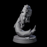 Cunning Arctic Fox Companion A Miniature for Dungeons and Dragons, Pathfinder or other TTRPGs