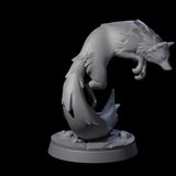 Cunning Arctic Fox Companions Miniature for Dungeons and Dragons, Pathfinder or other TTRPGs