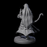Cunning Dark Elf Archer A Miniature for Dungeons and Dragons, Pathfinder or other TTRPGs