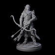 Cunning Dark Elf Archer A Miniature for Dungeons and Dragons, Pathfinder or other TTRPGs