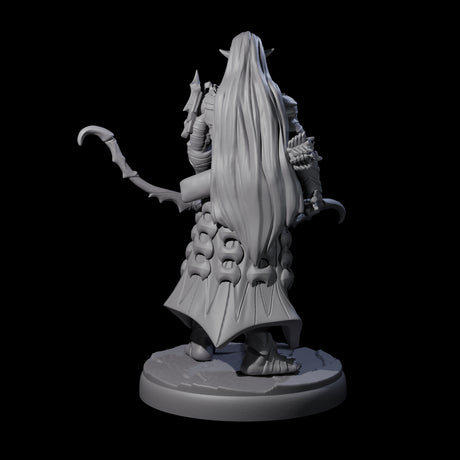 Cunning Dark Elf Archer B Miniature for Dungeons and Dragons, Pathfinder or other TTRPGs