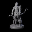 Cunning Dark Elf Archer B Miniature for Dungeons and Dragons, Pathfinder or other TTRPGs
