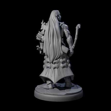 Cunning Dark Elf Archer C Miniature for Dungeons and Dragons, Pathfinder or other TTRPGs
