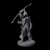 Cunning Dark Elf Archer Commander Miniature for Dungeons and Dragons, Pathfinder or other TTRPGs