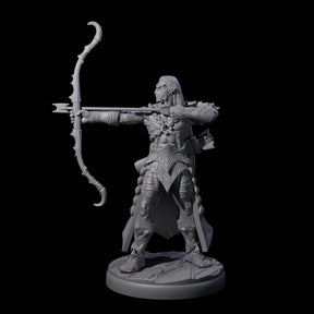 Cunning Dark Elf Archer D Miniature for Dungeons and Dragons, Pathfinder or other TTRPGs