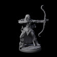 Cunning Dark Elf Archer E Miniature for Dungeons and Dragons, Pathfinder or other TTRPGs