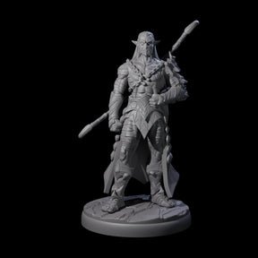 Cunning Dark Elf Archer H Miniature for Dungeons and Dragons, Pathfinder or other TTRPGs