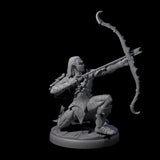 Cunning Dark Elf Archer I Miniature for Dungeons and Dragons, Pathfinder or other TTRPGs