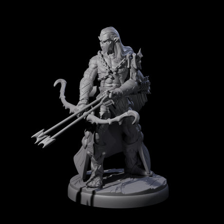 Cunning Dark Elf Archer J Miniature for Dungeons and Dragons, Pathfinder or other TTRPGs