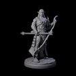 Cunning Dark Elf Archer L Miniature for Dungeons and Dragons, Pathfinder or other TTRPGs