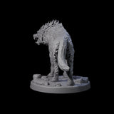Cunning Dire Wolf Miniature for Dungeons and Dragons, Pathfinder or other TTRPGs
