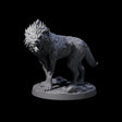 Cunning Dire Wolf Miniature for Dungeons and Dragons, Pathfinder or other TTRPGs