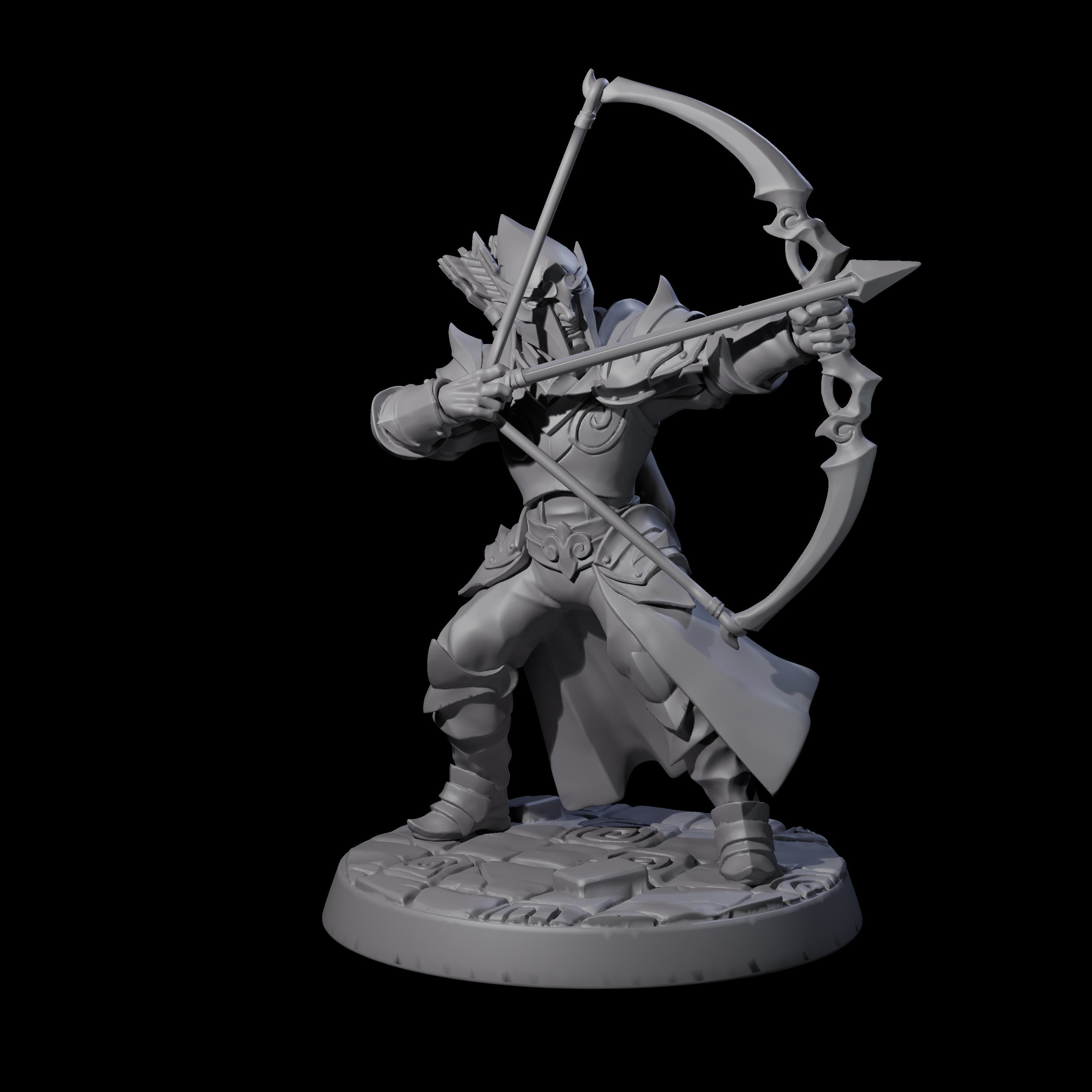 Cunning Drow B Miniature for Dungeons and Dragons, Pathfinder or other TTRPGs