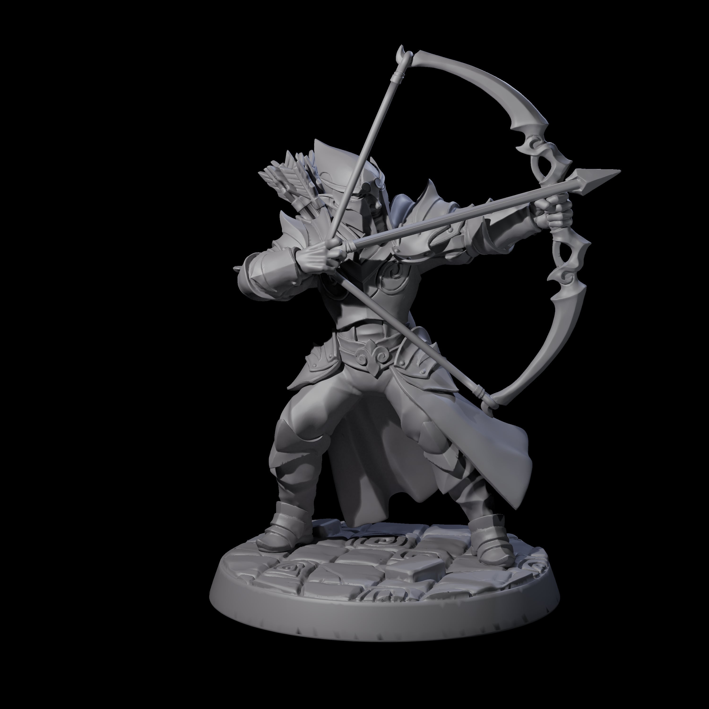 Cunning Drow B Miniature for Dungeons and Dragons, Pathfinder or other TTRPGs