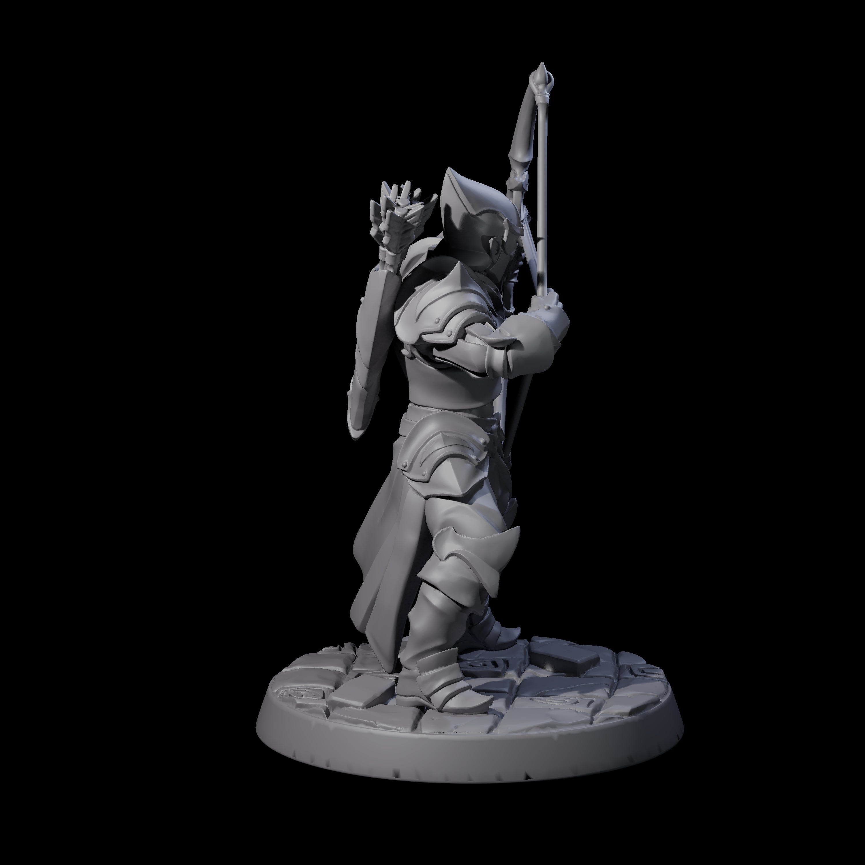 Cunning Drow B Miniature for Dungeons and Dragons, Pathfinder or other TTRPGs