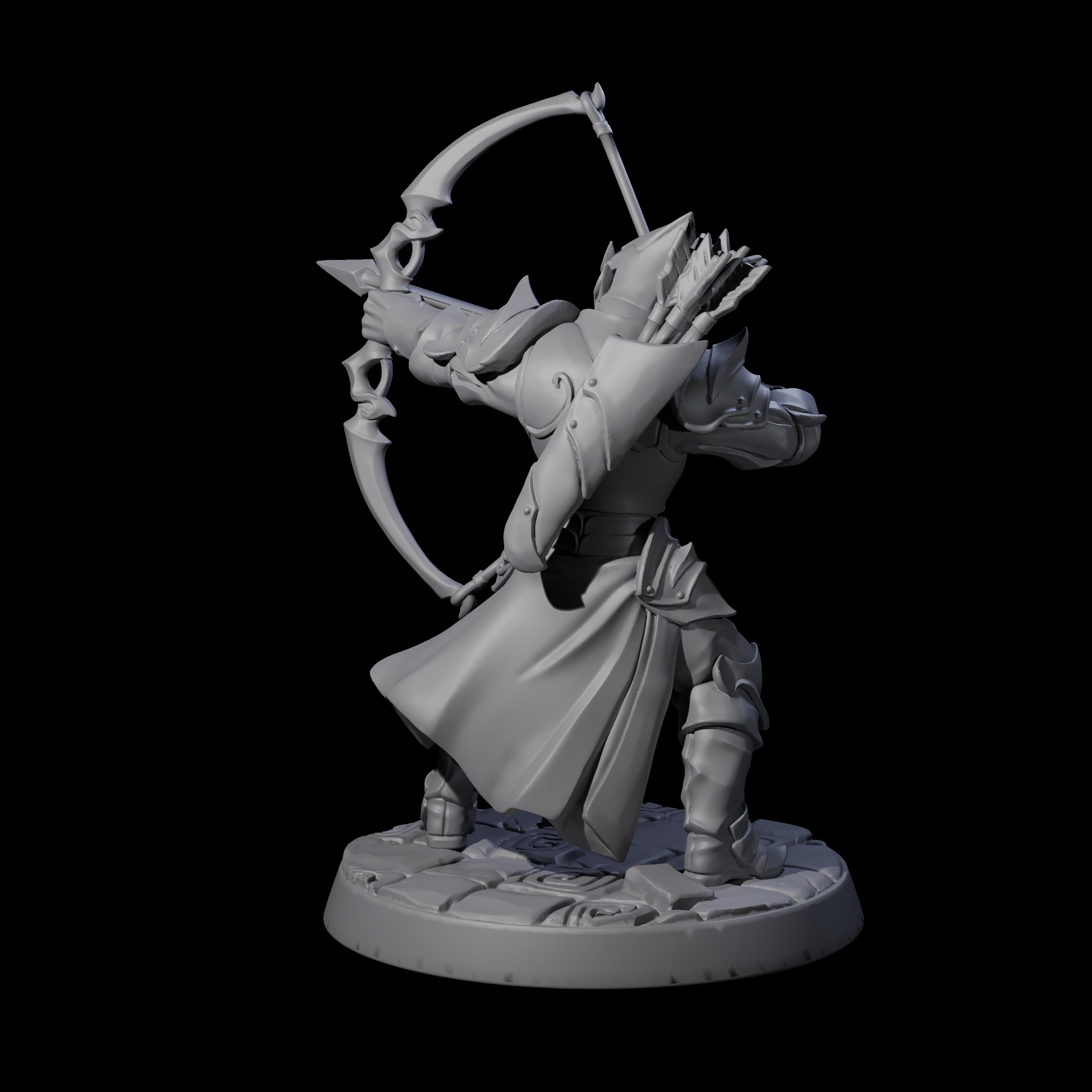 Cunning Drow B Miniature for Dungeons and Dragons, Pathfinder or other TTRPGs