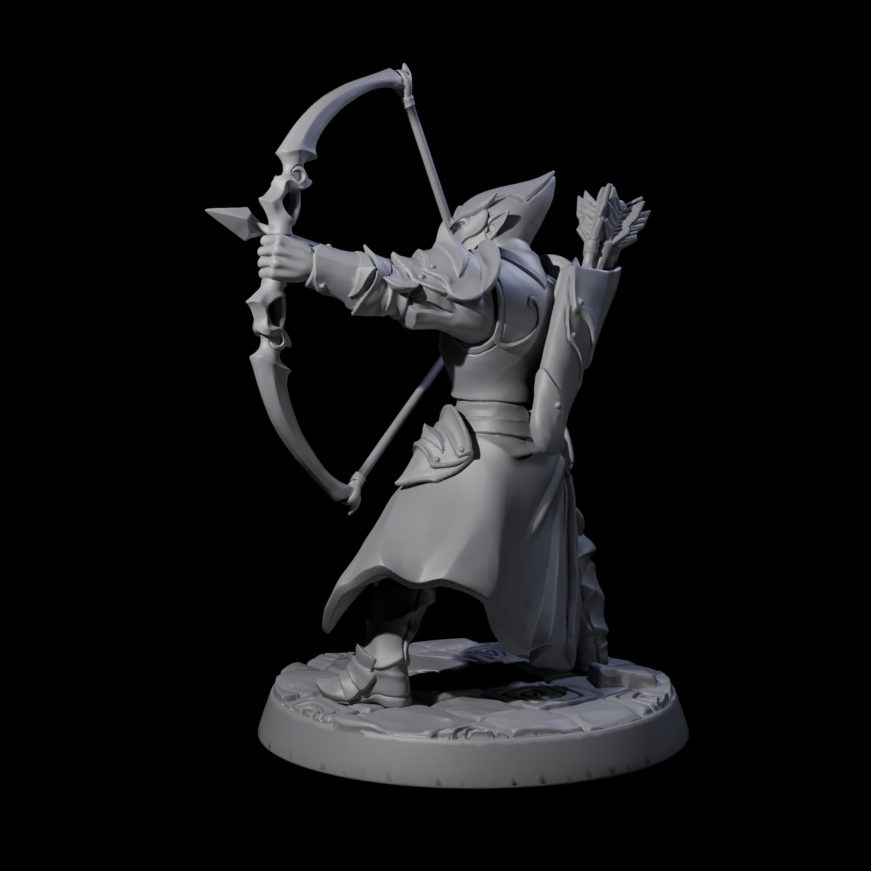 Cunning Drow B Miniature for Dungeons and Dragons, Pathfinder or other TTRPGs