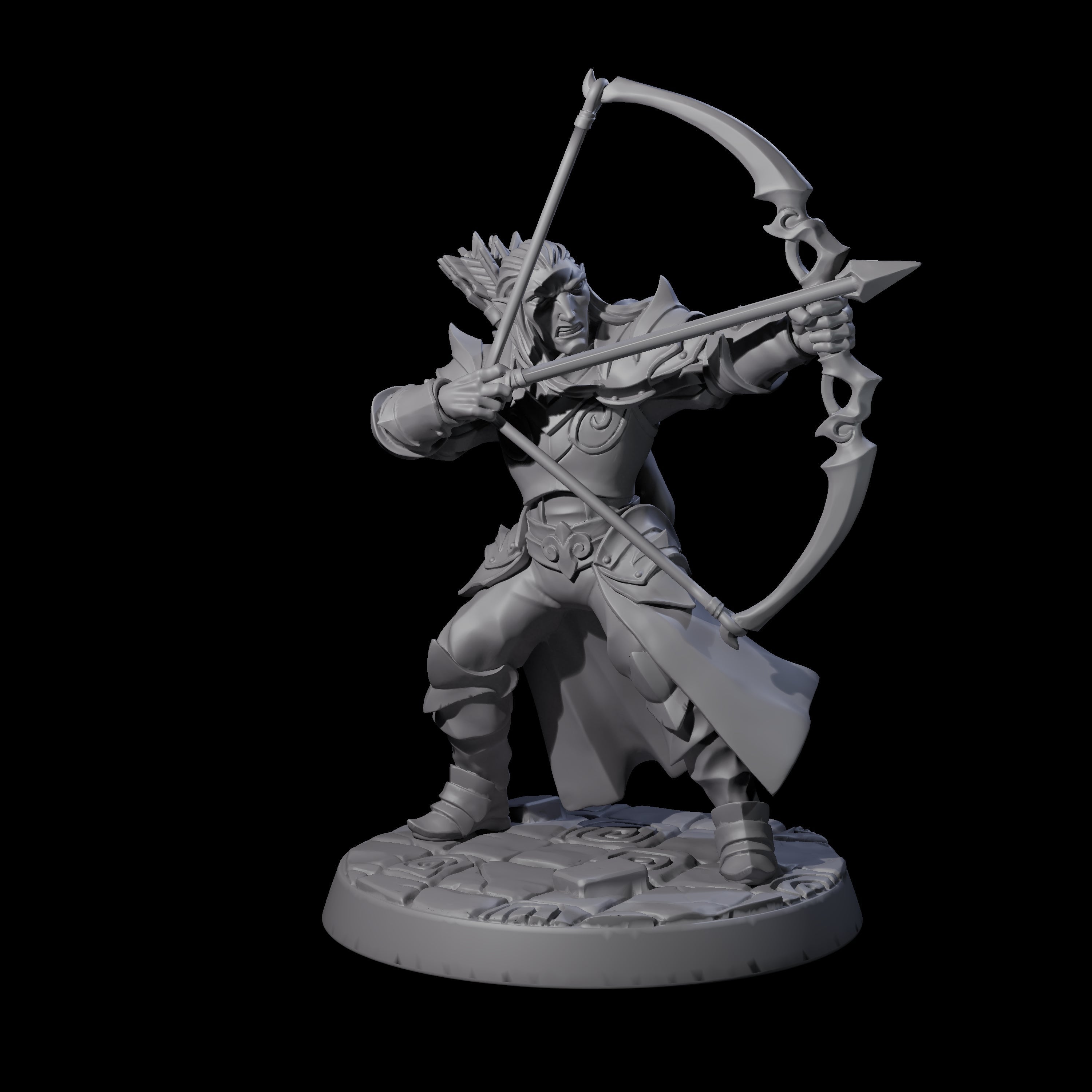 Cunning Drow B Miniature for Dungeons and Dragons, Pathfinder or other TTRPGs