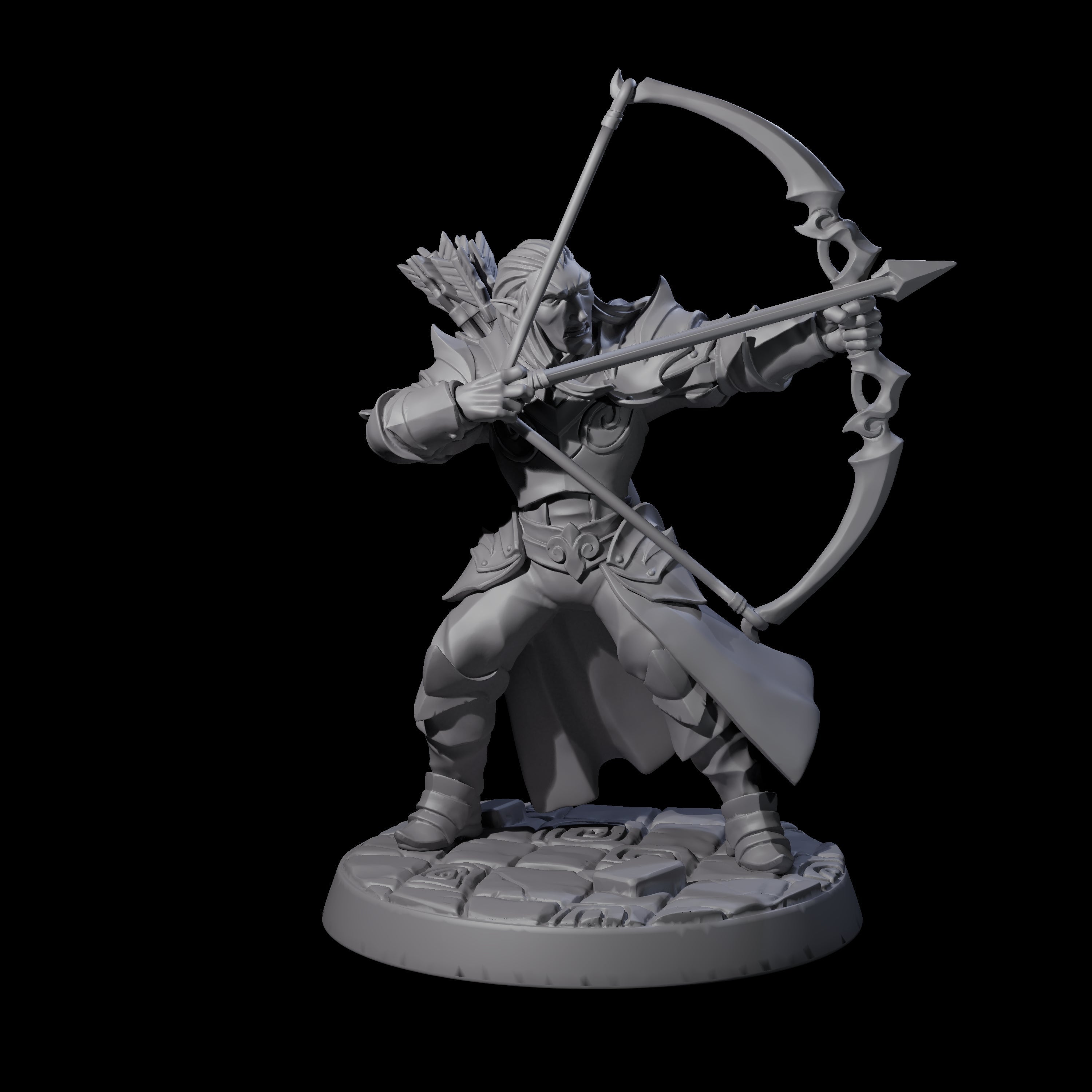 Cunning Drow B Miniature for Dungeons and Dragons, Pathfinder or other TTRPGs