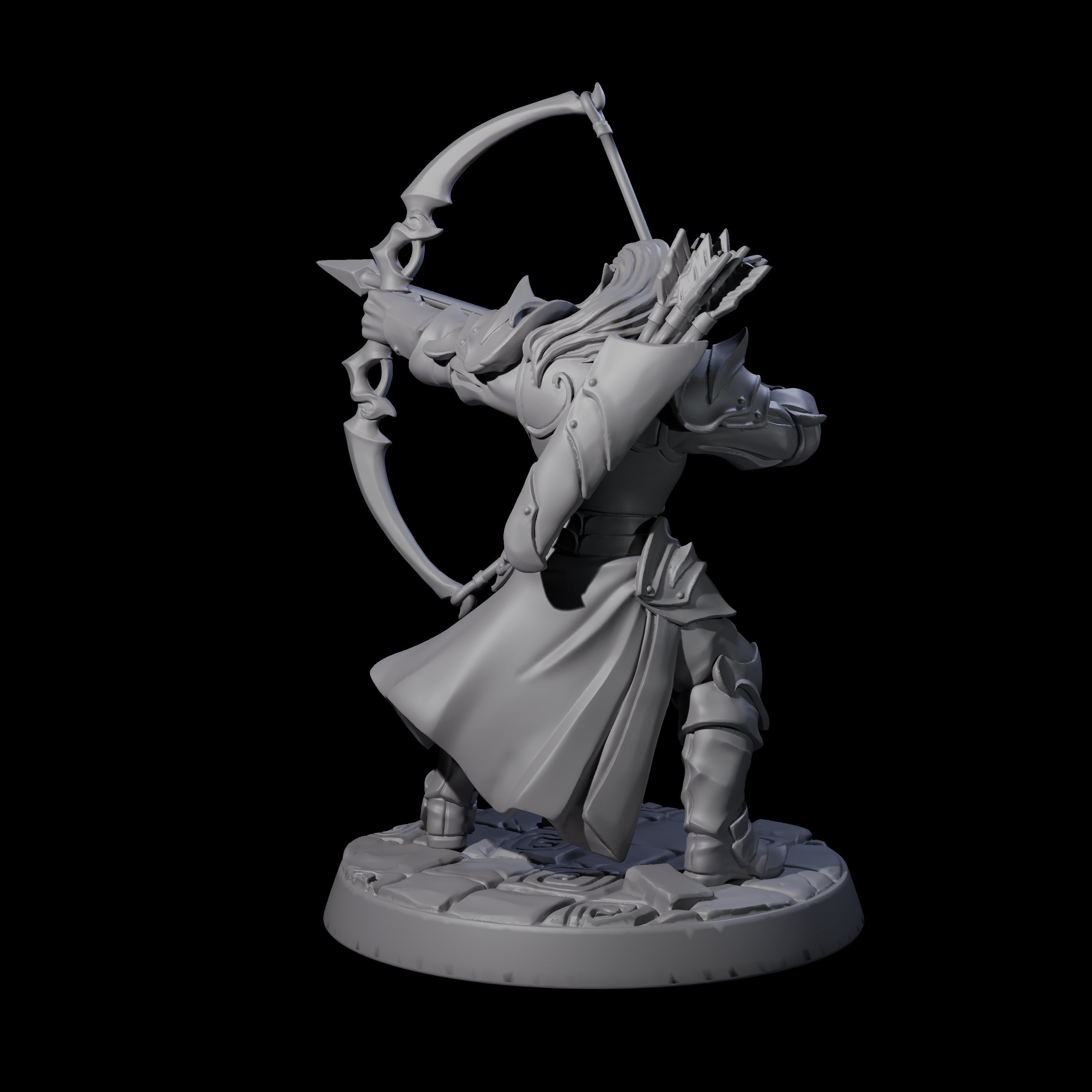 Cunning Drow B Miniature for Dungeons and Dragons, Pathfinder or other TTRPGs