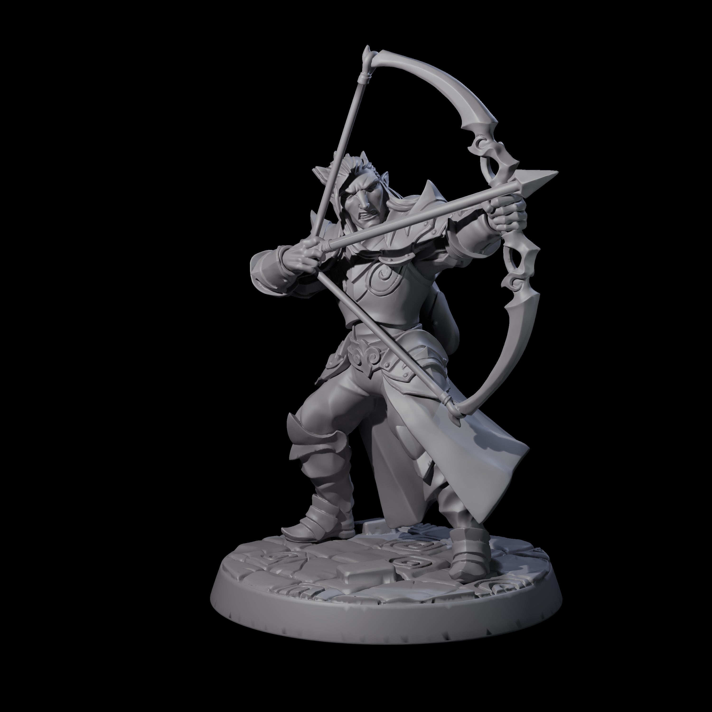 Cunning Drow B Miniature for Dungeons and Dragons, Pathfinder or other TTRPGs