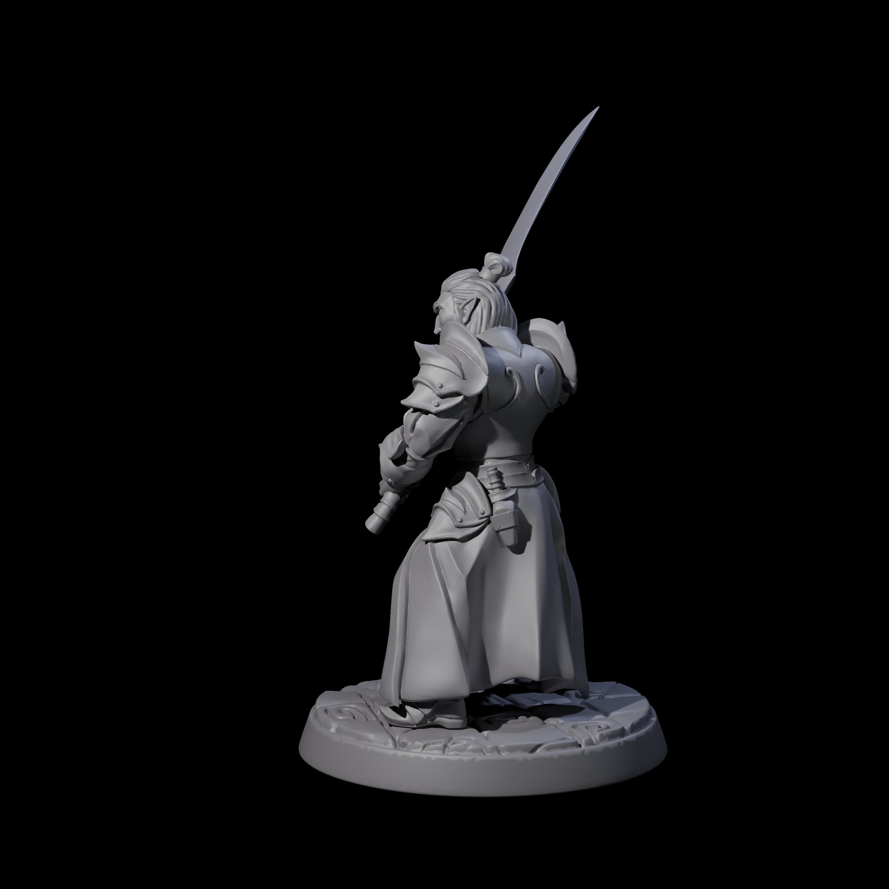 Cunning Drow C Miniature for Dungeons and Dragons, Pathfinder or other TTRPGs