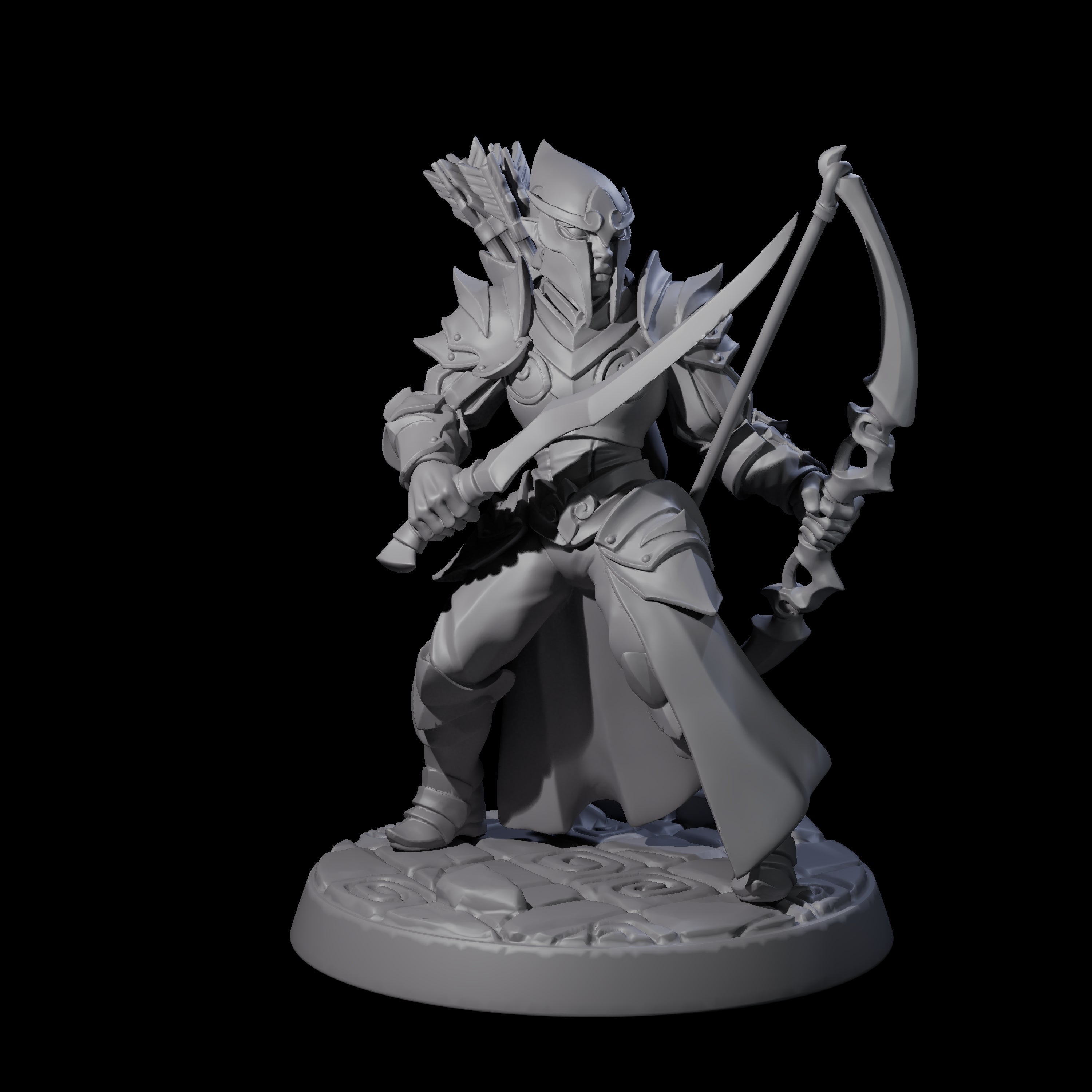 Cunning Drow D Miniature for Dungeons and Dragons, Pathfinder or other TTRPGs