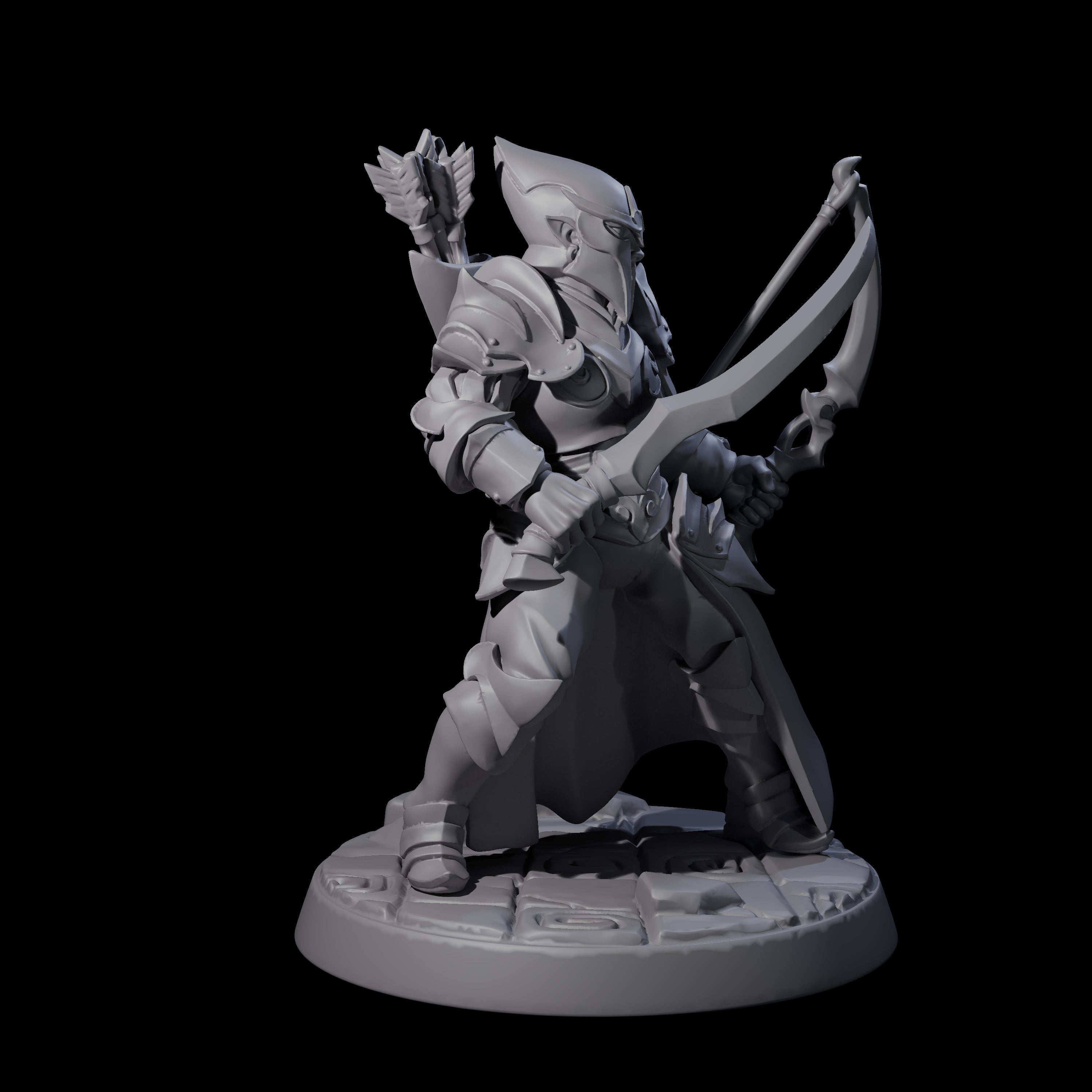 Cunning Drow D Miniature for Dungeons and Dragons, Pathfinder or other TTRPGs