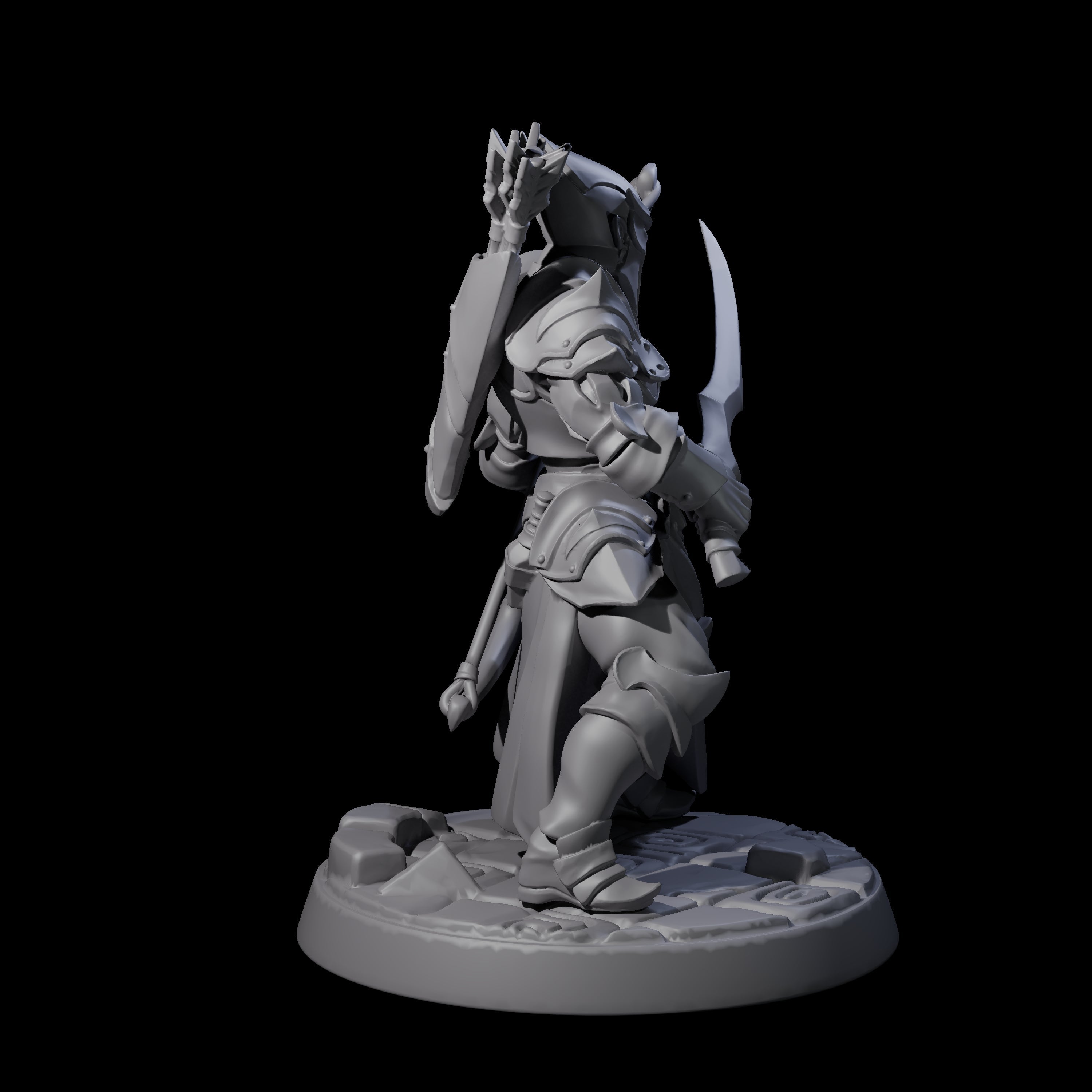 Cunning Drow D Miniature for Dungeons and Dragons, Pathfinder or other TTRPGs