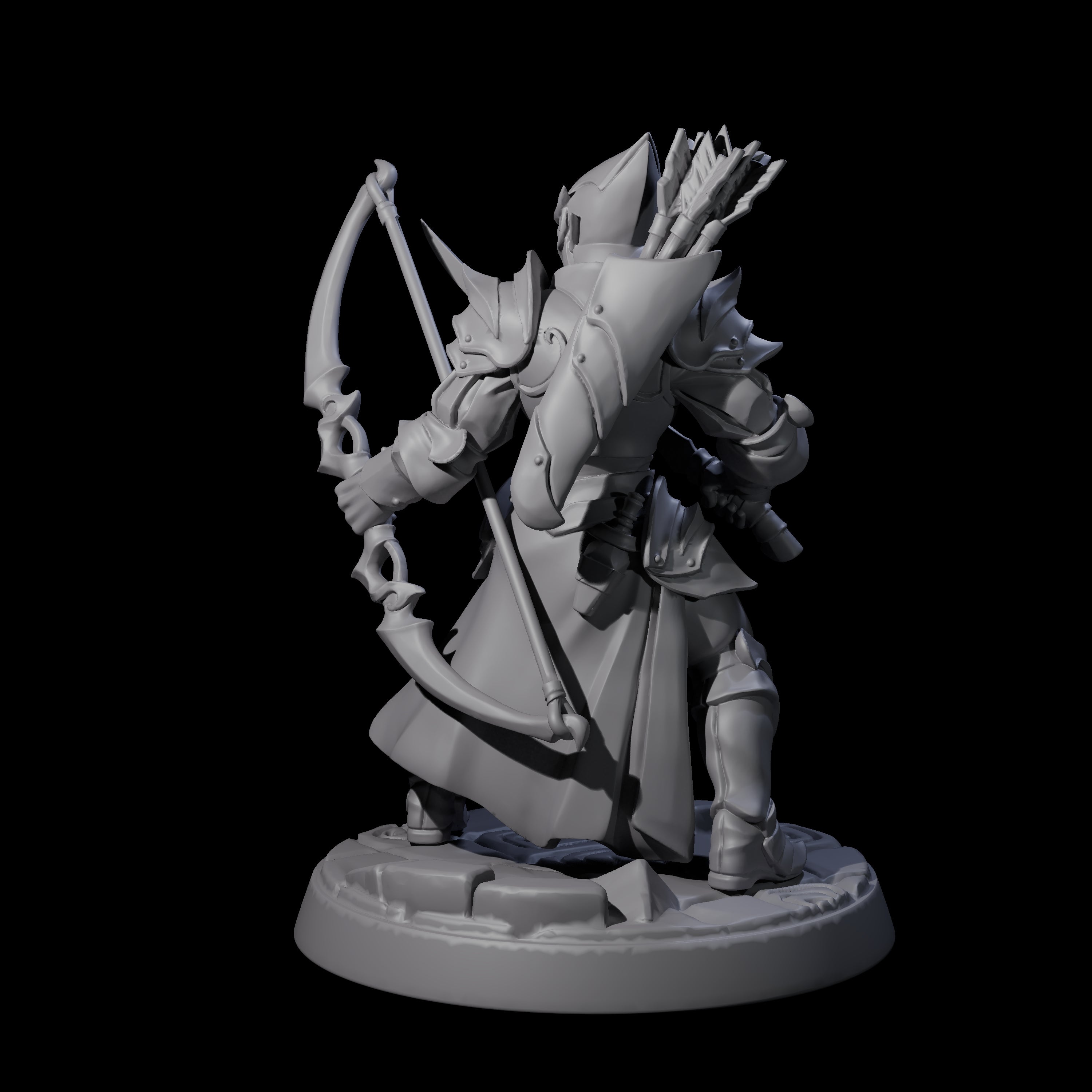 Cunning Drow D Miniature for Dungeons and Dragons, Pathfinder or other TTRPGs