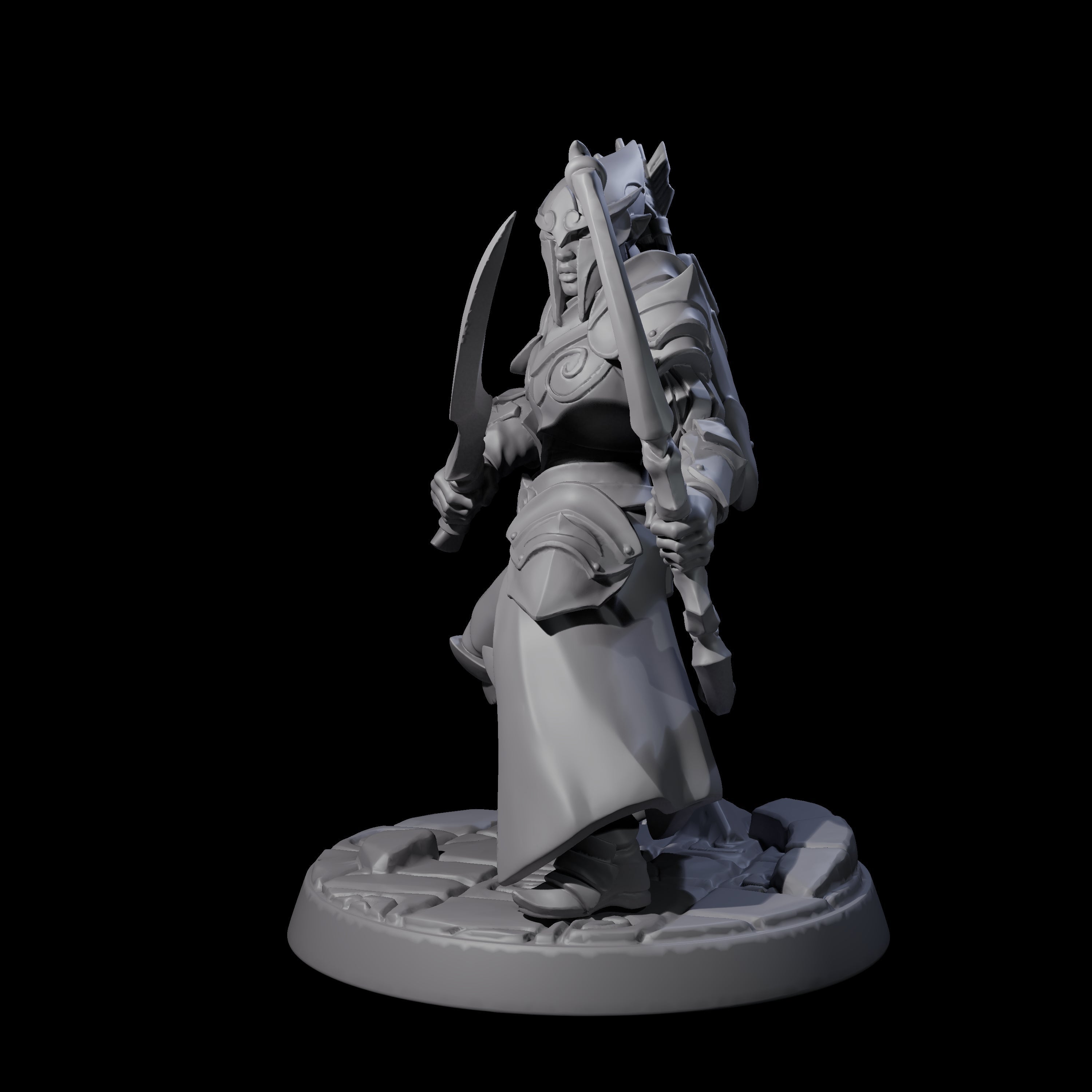 Cunning Drow D Miniature for Dungeons and Dragons, Pathfinder or other TTRPGs