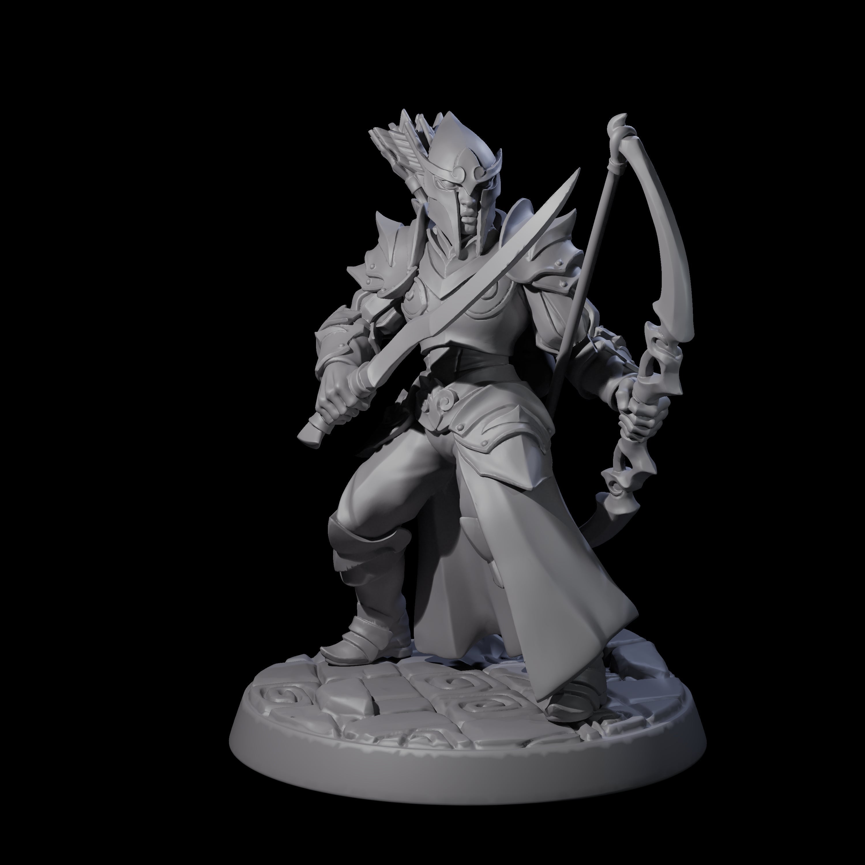 Cunning Drow D Miniature for Dungeons and Dragons, Pathfinder or other TTRPGs