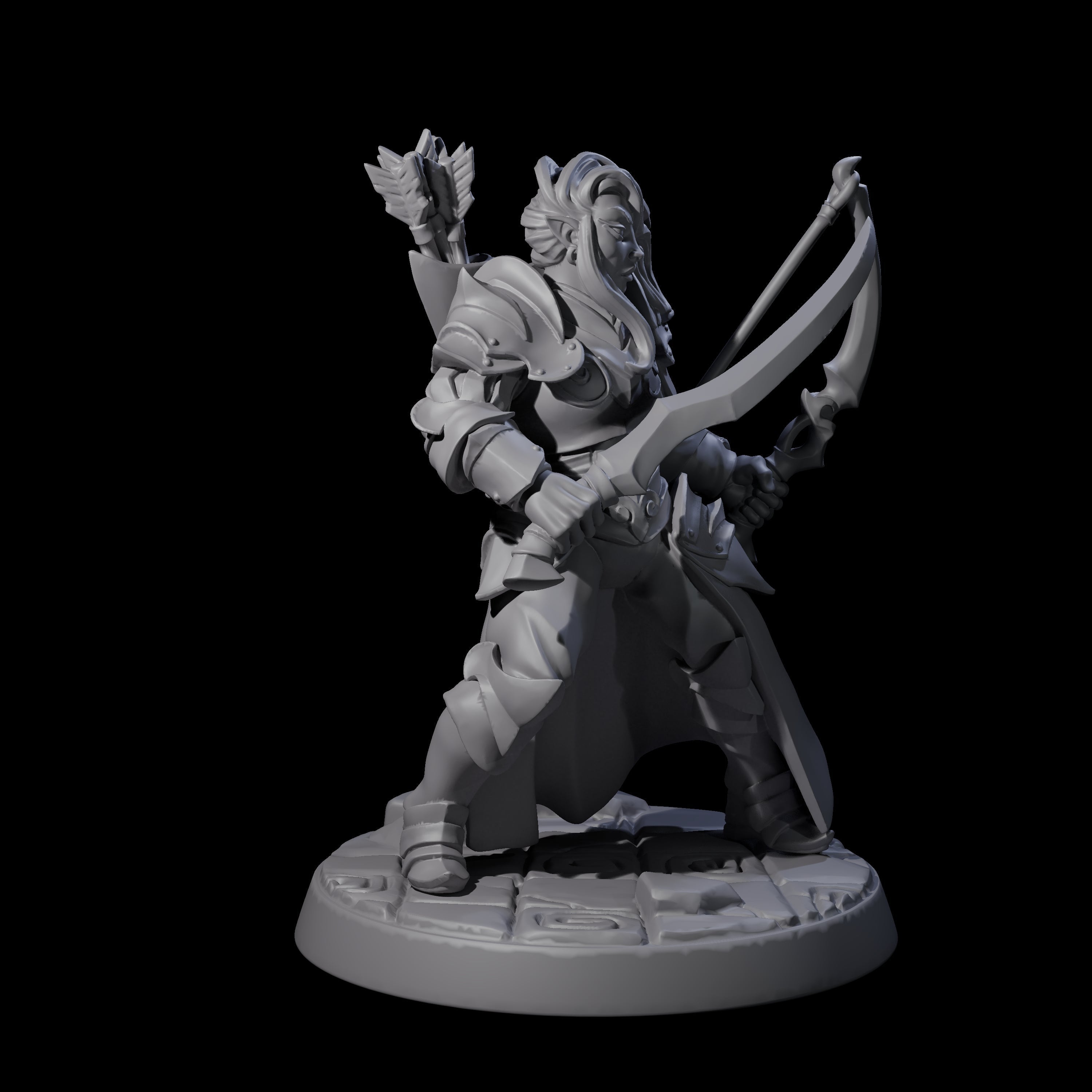 Cunning Drow D Miniature for Dungeons and Dragons, Pathfinder or other TTRPGs