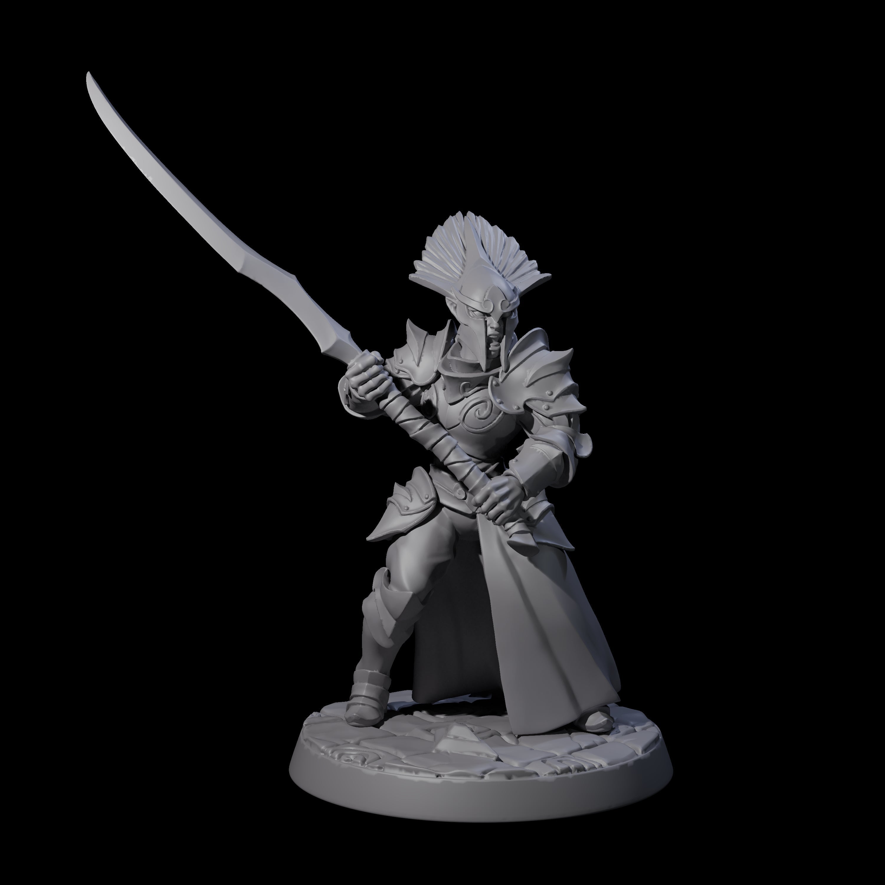 Cunning Drow F Miniature for Dungeons and Dragons, Pathfinder or other TTRPGs