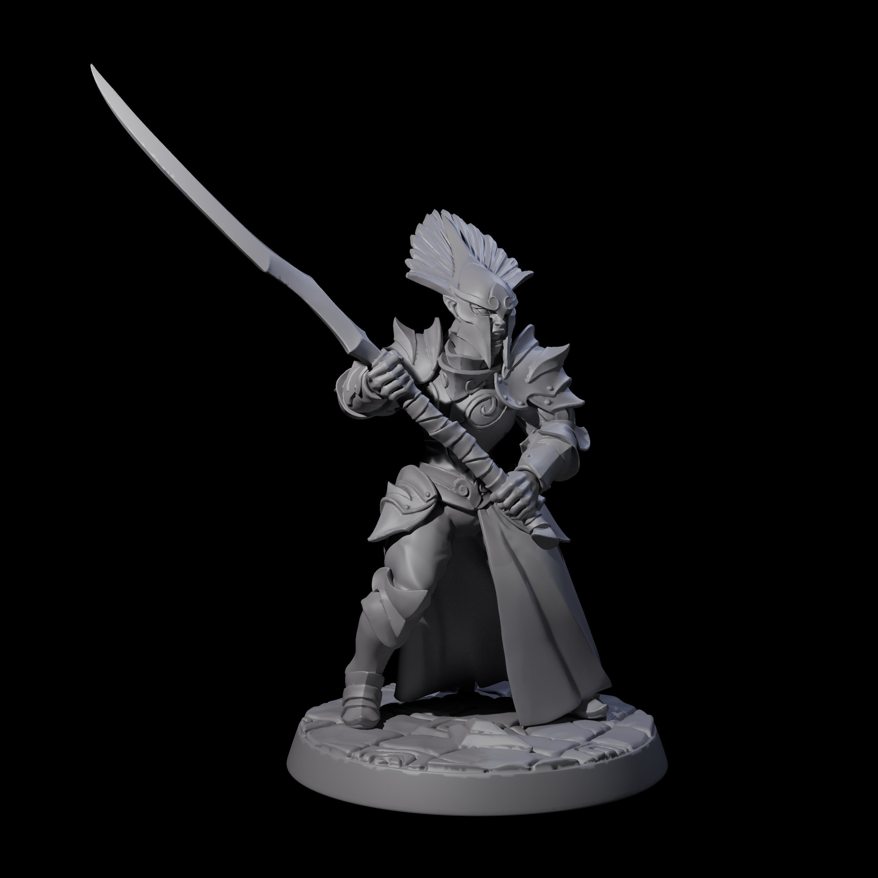 Cunning Drow F Miniature for Dungeons and Dragons, Pathfinder or other TTRPGs